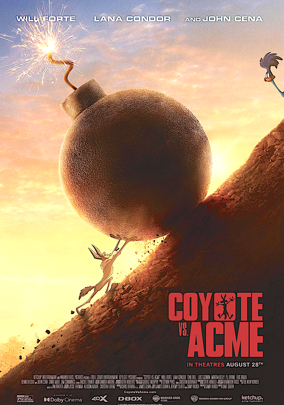 Promotional poster for "Coyote Vs. ACME." (Warner Animation Group/Ketchup Entertainment)
