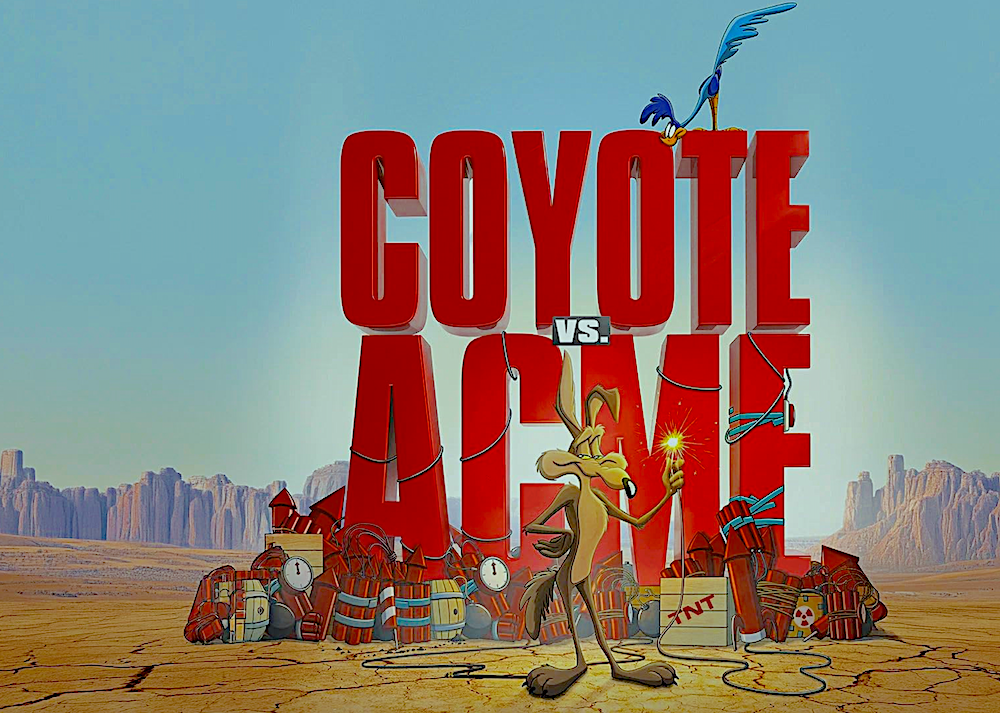 Promotional poster for "Coyote Vs. ACME." (Warner Animation Group/Ketchup Entertainment)