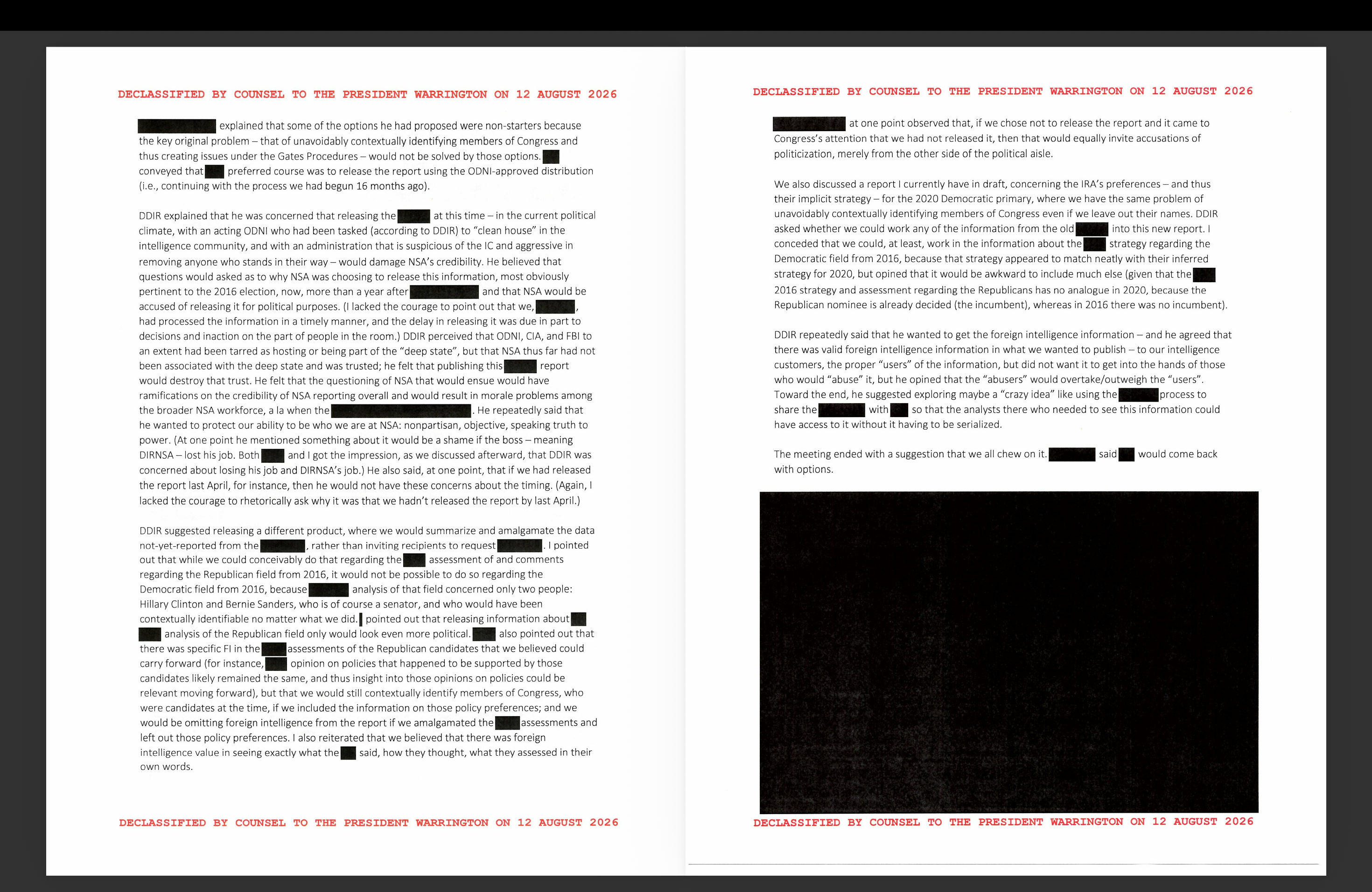 NSA declassified emails Aug 18 2026