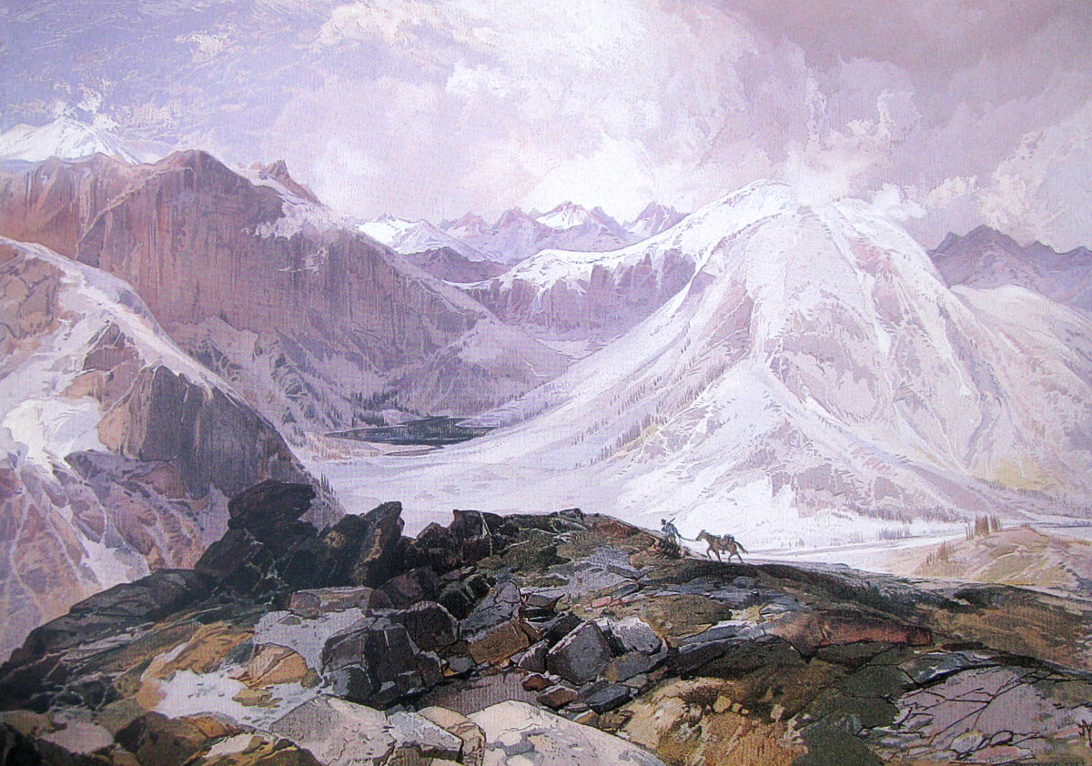 «Москитная тропа», 1874 год, Томас Моран. (Общественное достояние)
