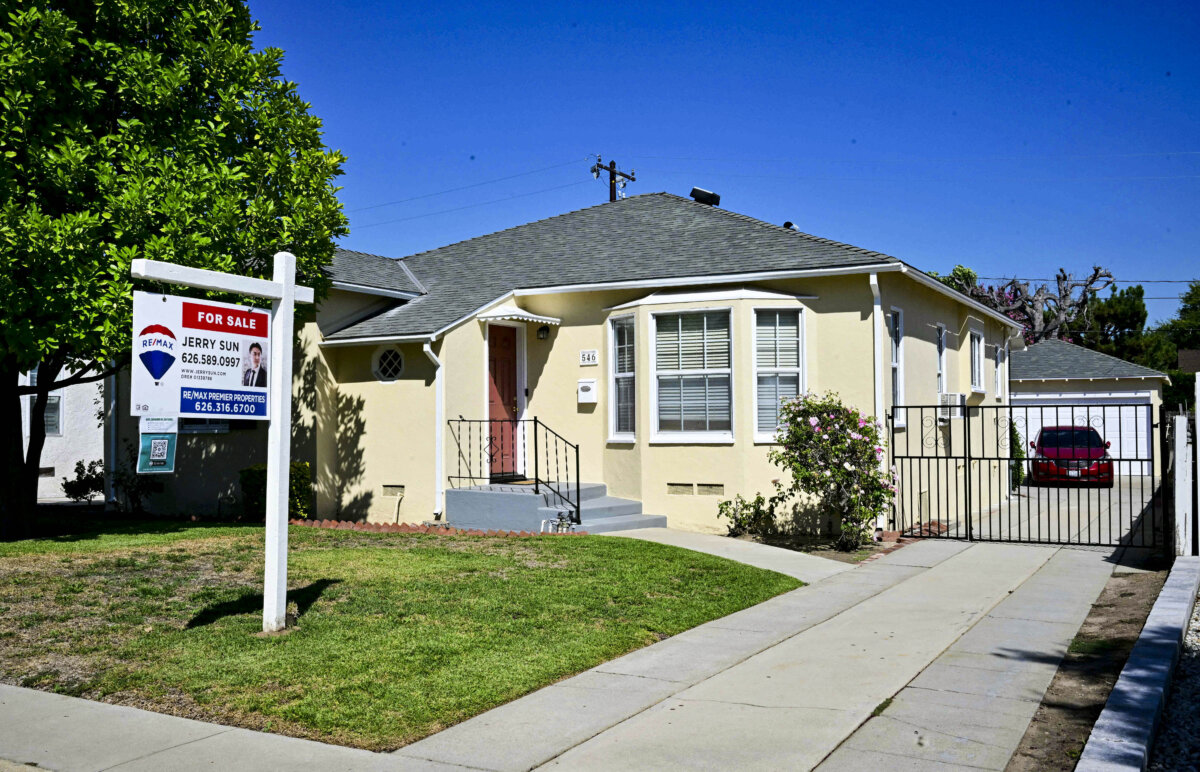 A home for sale in San Marino, Calif., on September 6, 2023. (Frederic J. Brown / AFP via Getty Images)