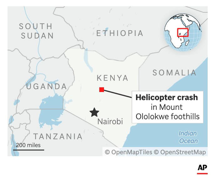 Kenya-Helicopter Crash
