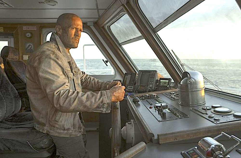 man in ship wheelhouse in Mutiny