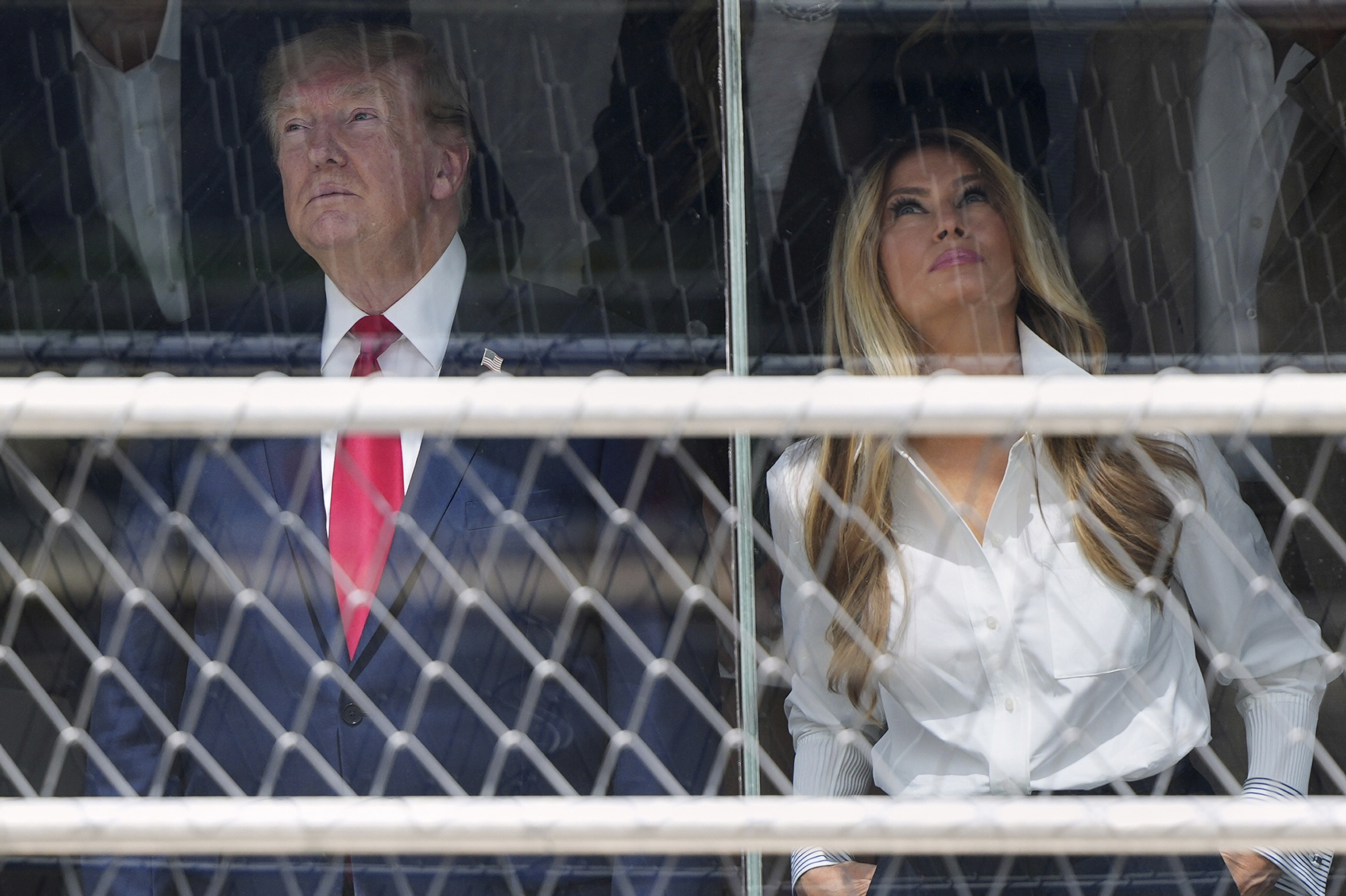 APTOPIX Freedom 250 IndyCar Trump