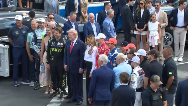 Freedom 250 Grand Prix: Trumps’ Arrival