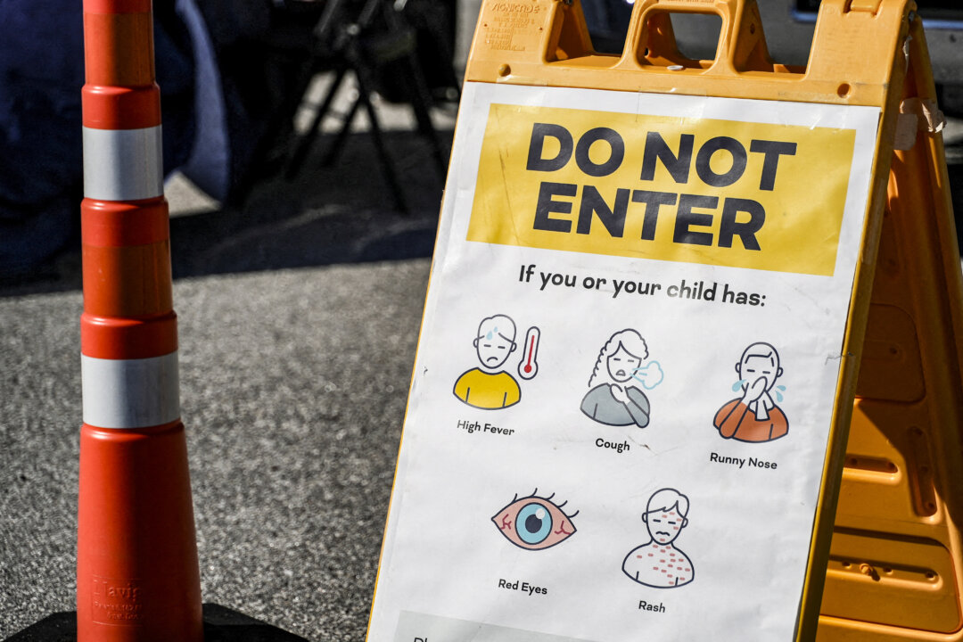 A signage outside a South Carolina Department of Public Health Mobile Health Unit in Spartanburg, South Carolina, on February 6, 2026. REUTERS/Jayla Whitfield-Anderson