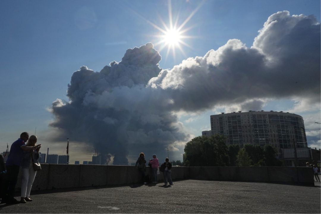 Fire Destroys Wildberries Warehouse After Ukrainian Drone Attack, Say Russian Authorities