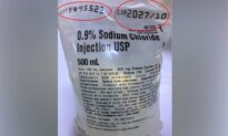 IV Fluids From 2 Companies Recalled Due to Particulate Matter