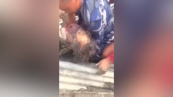 Young Girl Rescued From Rubble in Nepal