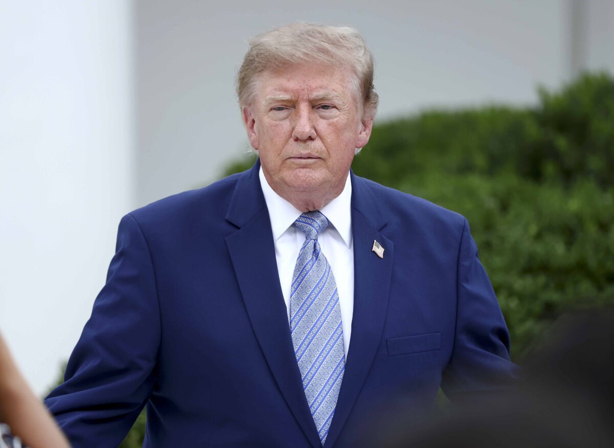 President Donald Trump in Washington, on Aug. 20, 2026. (Finn Gomez/Getty Images)