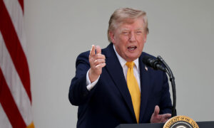 Trump Participates in Rose Garden Lunch at White House