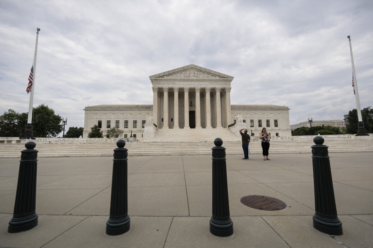 Supreme Court in Washington on Aug. 31, 2026. (Madalina Kilroy/The Epoch Times)