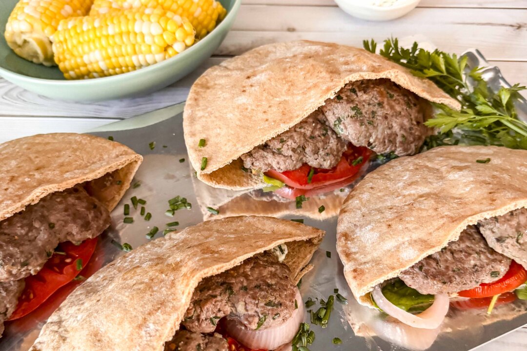 The Secret to Better Lamb Burgers? Creamy Whipped Feta