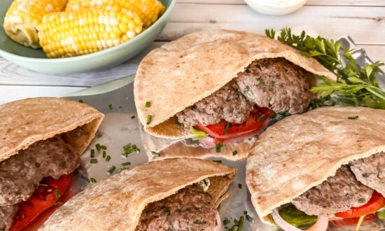 The Secret to Better Lamb Burgers? Creamy Whipped Feta