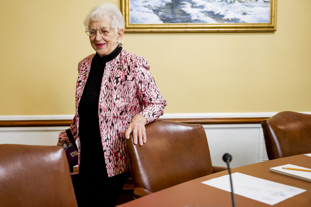House Committee on Rules chairwoman US Representative Virginia Foxx, Republican from North Carolina in Washington, DC on September 2, 2026. (Kent Nishimura / AFP via Getty Images)