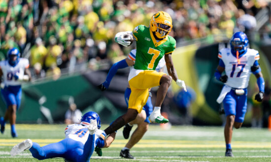 Boise State Nearly Has No. 2 Oregon’s Number Again 