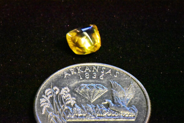 Granddad Spots Gleam in the Dirt, Plucks 2.29-Carat Yellow Diamond From Volcanic Crater in State Park