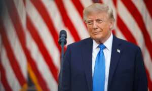 Trump Speaks at White House Rose Garden Dinner Event