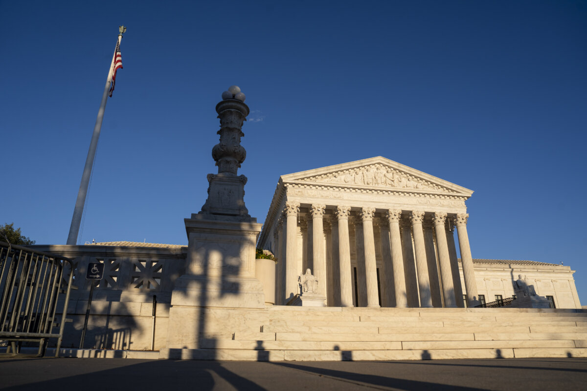 The Supreme Court in Washington on Sept. 14, 2026. (Madalina Kilroy/The Epoch Times)