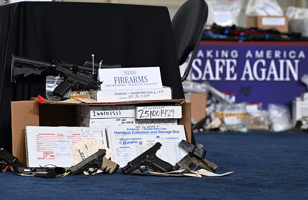 President Trump Attends Memphis Safe Task Force Roundtable In Tennessee