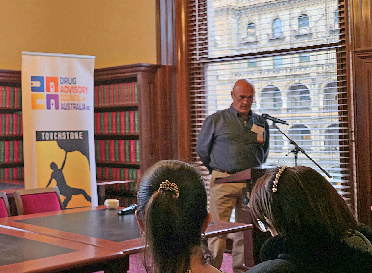 Peter at vic parliament
