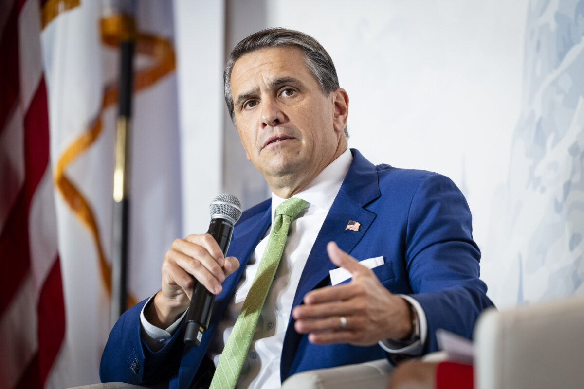 Attorney General Todd Blanche speaks during Concerned Women for America annual summit in Washington on Sept. 18, 2026. (Madalina Kilroy/The Epoch Times)