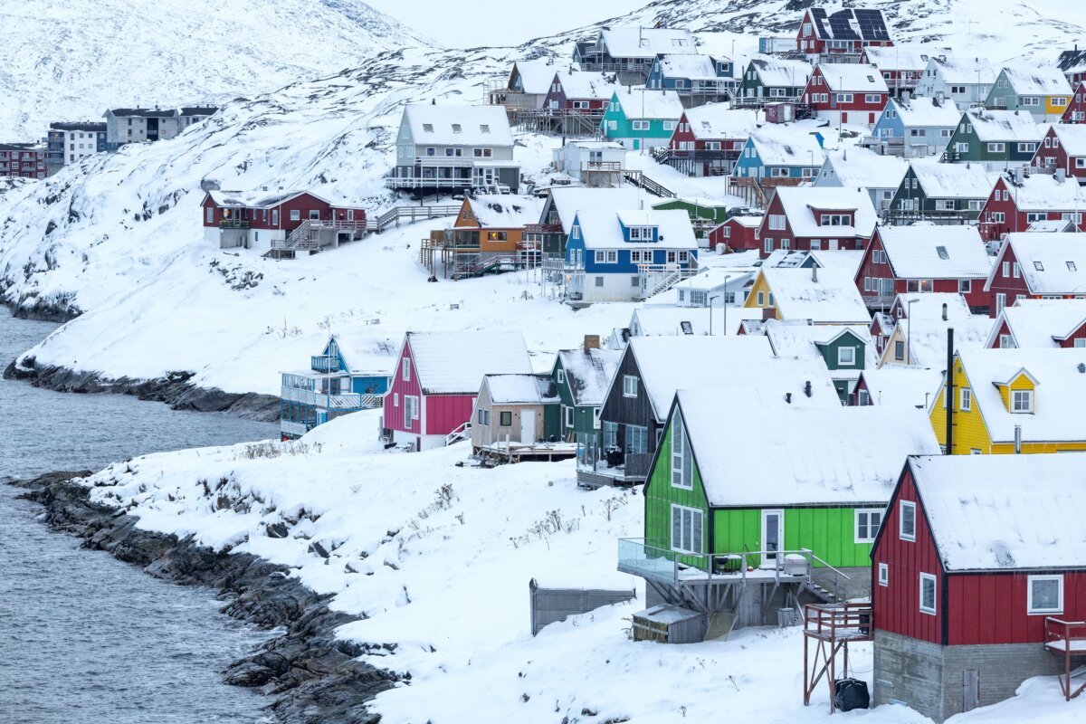 A view of Nuuk, Greenland, on Jan. 13, 2026. (Marko Djurica/Reuters)