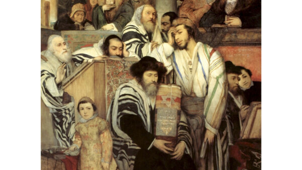Behold the Beauty: ‘Jews Praying in the Synagogue on Yom Kippur’