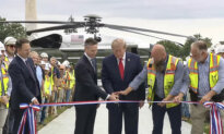 Trump Officially Opens New White House Helipad