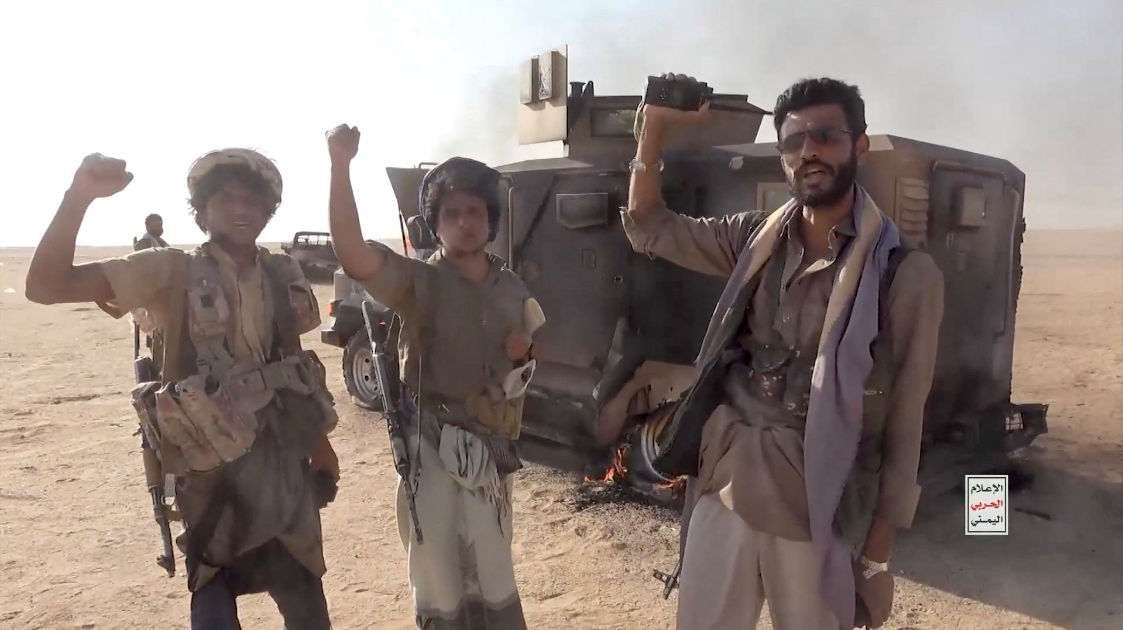 Battle between Iran-aligned Houthi fighters and Saudi backed forces in al Jawf governate