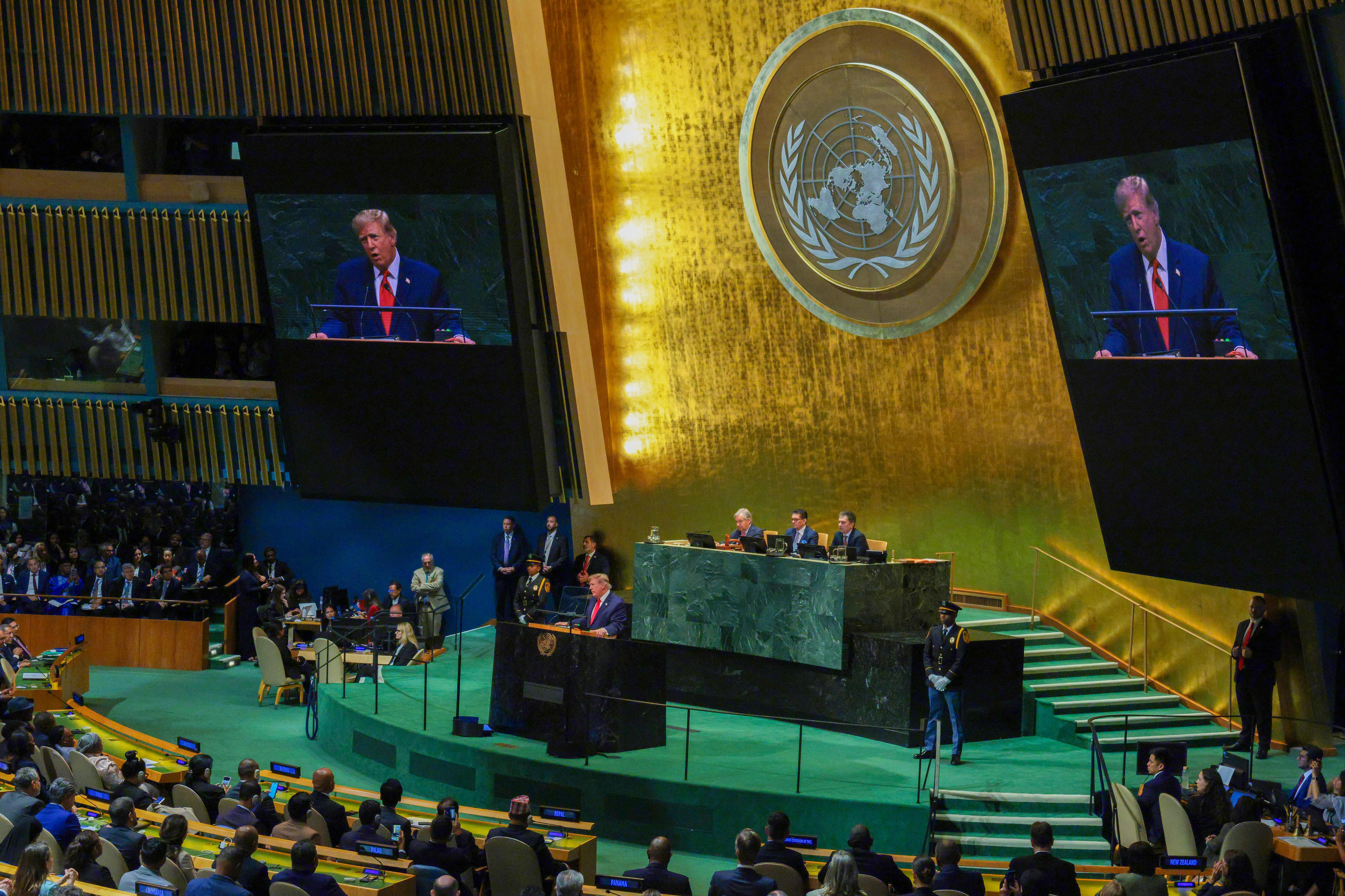 President Donald Trump Attends United Nations General Assembly In New York