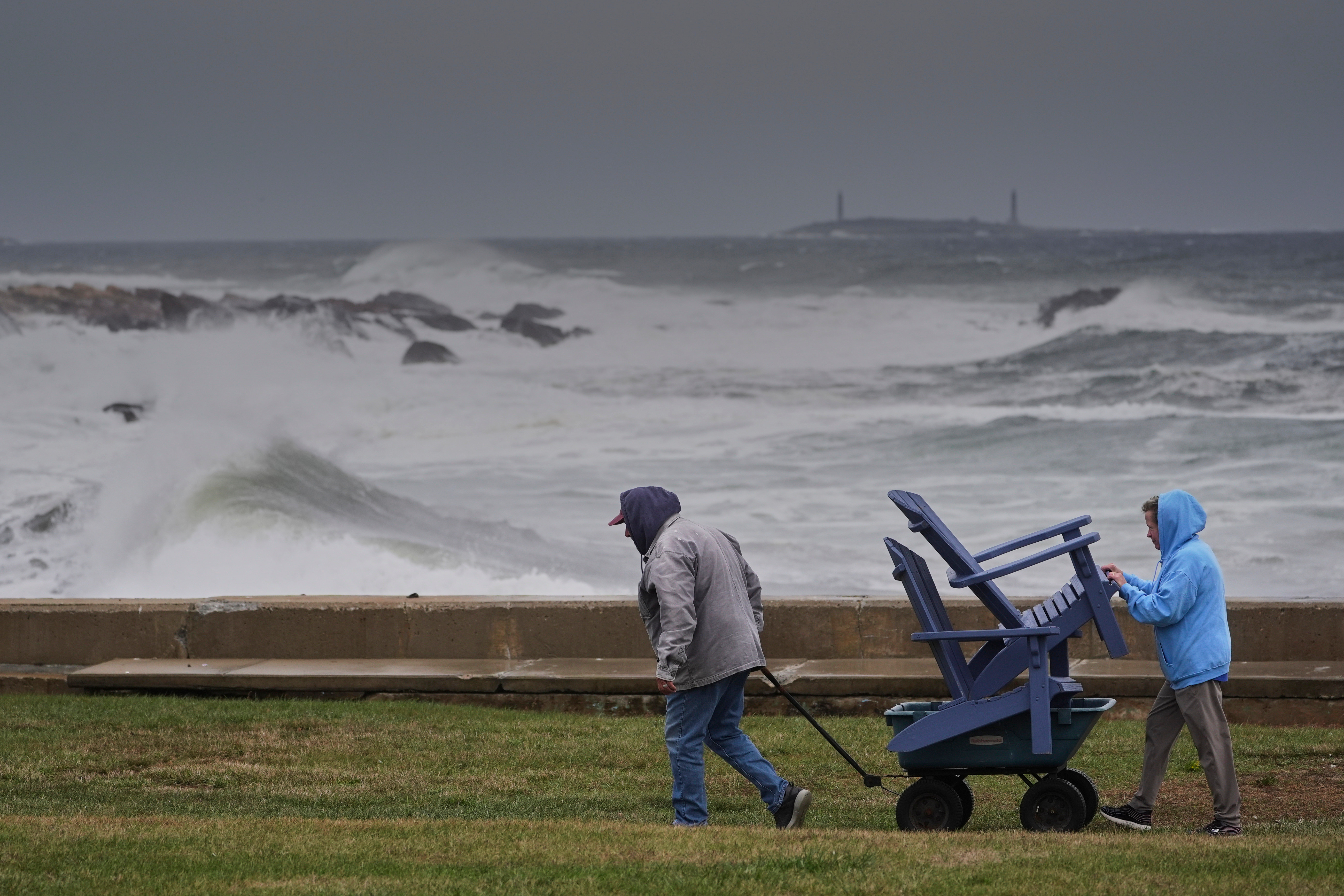US Massachusetts Extreme Weather Nor'easter