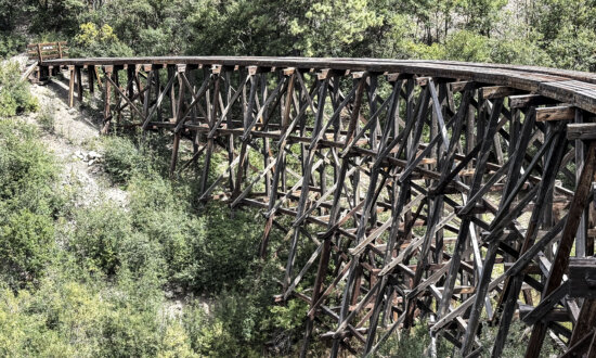 Cloudcroft Trestle Bridge: Remnant of the Past in the Sacramento Mountains
