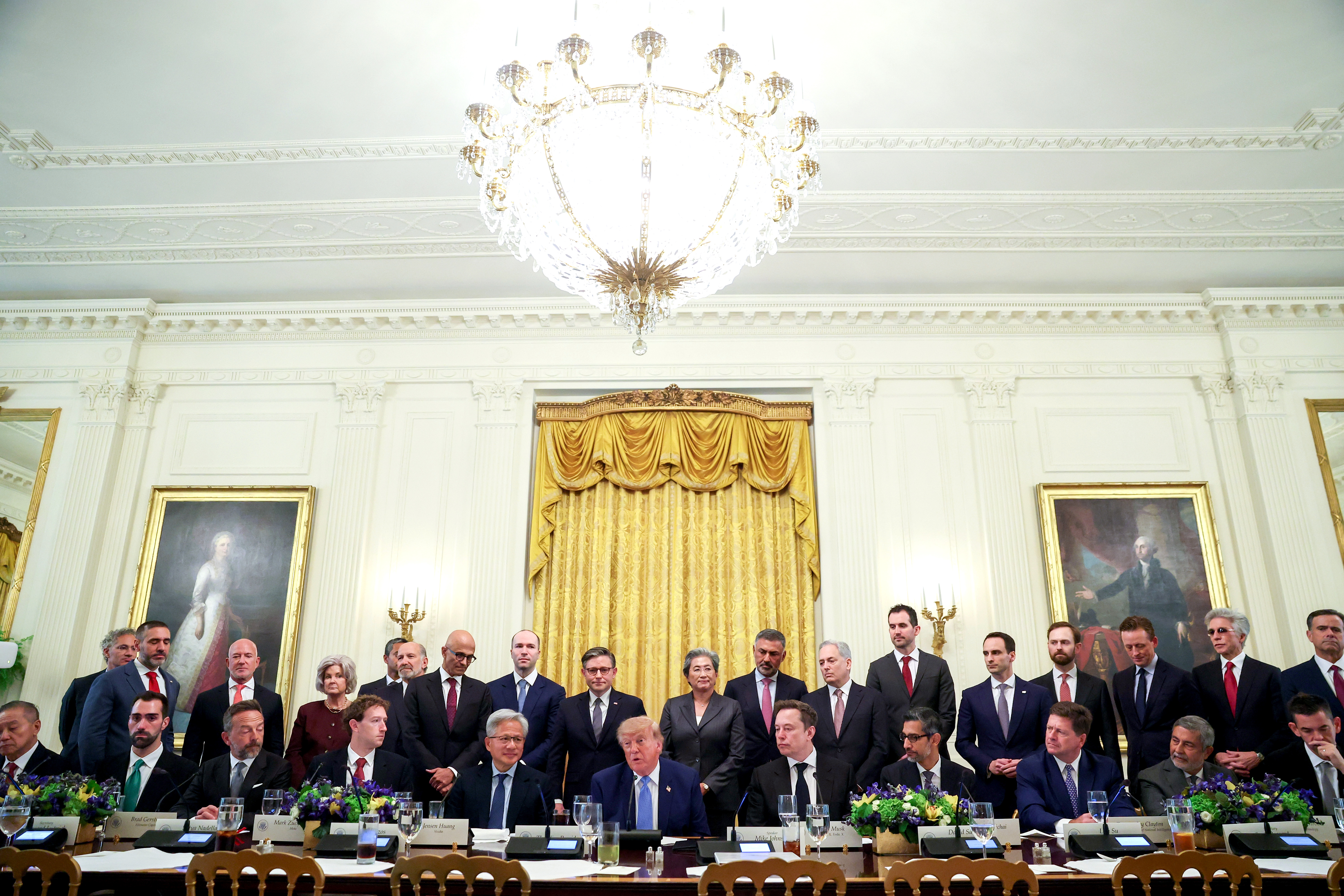 President Trump Meets With AI Executives At White House