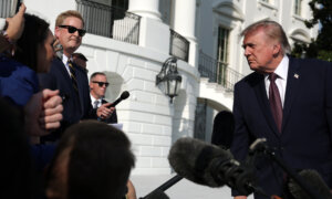 Trump Departs for Rally in Grand Island, Nebraska
