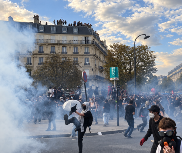 Day in Photos: Paris Student Protests, Nobel Physics Prize, and Camel Racing Season