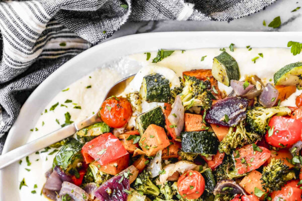 Whipped Feta With Roasted Vegetables