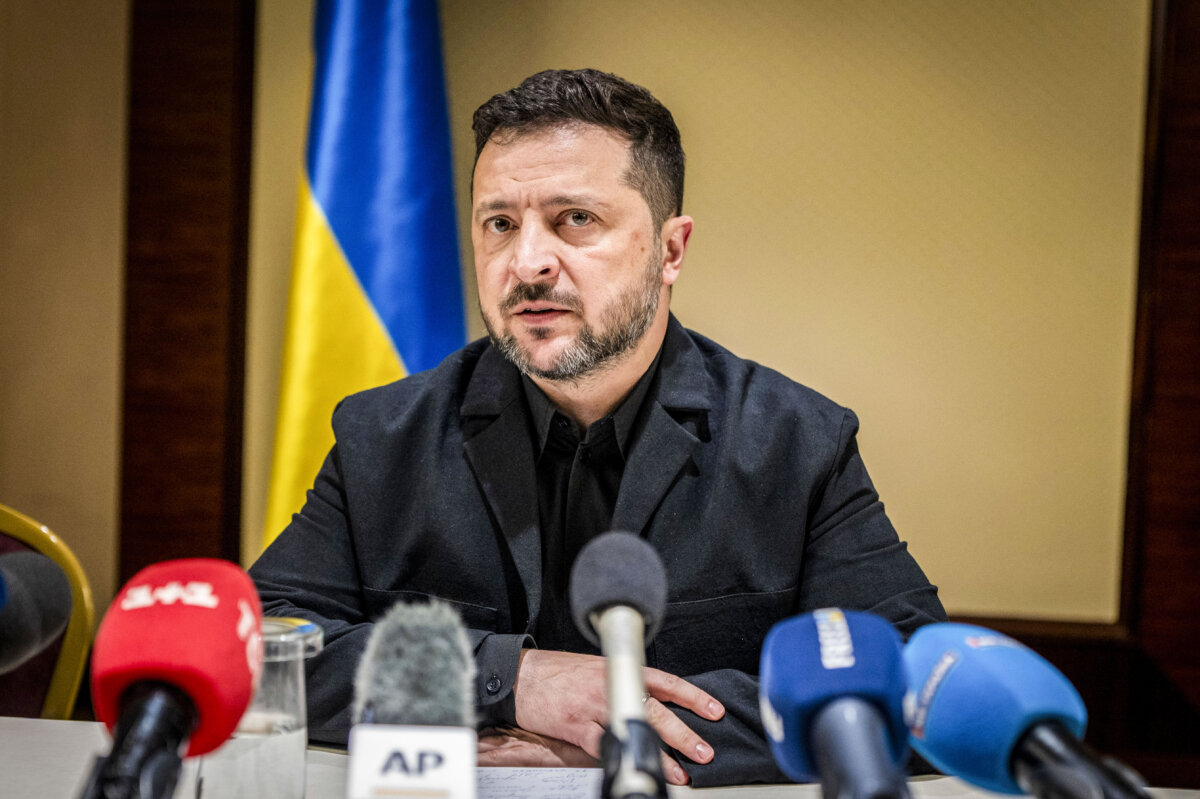 Ukrainian President Volodymyr Zelenskyy in Kyiv, Ukraine, on Oct. 4, 2026. (Dan Bashakov/AP Photo)