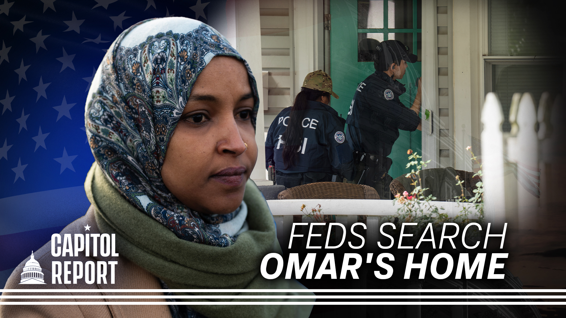 Federal Agents Search Rep. Ilhan Omar’s DC Home Amid Criminal Fraud Investigation