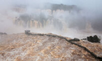 Day in Photos: Iguazu Falls Flooding, Protest in Albania, and a Gaelic Triumph
