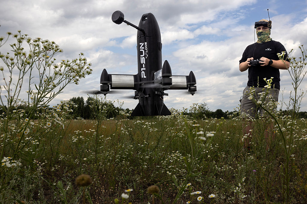 Ukrainian Defence Manufacturer Skyfall Demonstrates AI-Driven Interceptor Drone