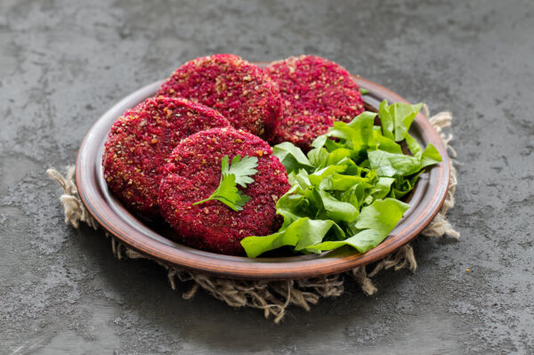 Beet Burgers With a Fresh Herb Kick
