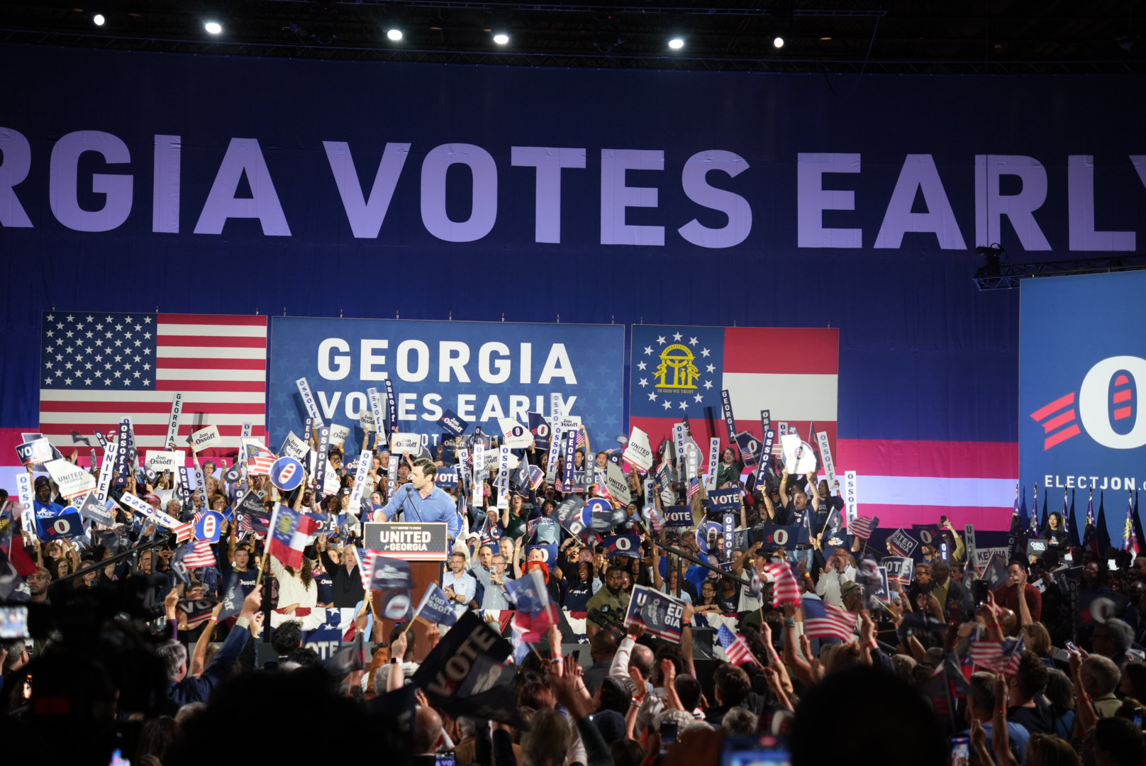 Ossoff-Bottoms Rally