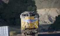 Person Hit by Freight Train and Killed in Palmdale Area