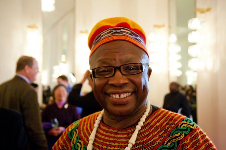 Chief Alexander Taku is a current Secretary General of Human Rights International. (Jan Jekielek/The Epoch Times)