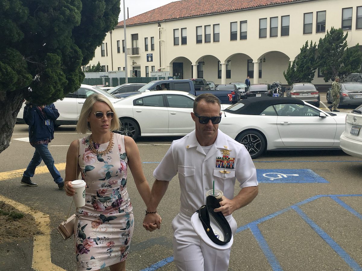 Edward Gallagher and wife
