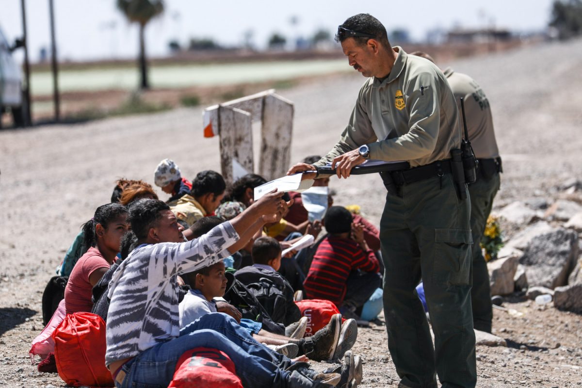 A group of illegal aliens
