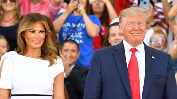 Melania Trump and Trump