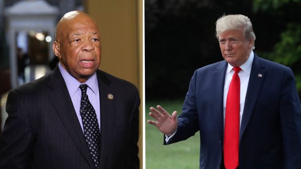 President Trump and Elijah Cummings