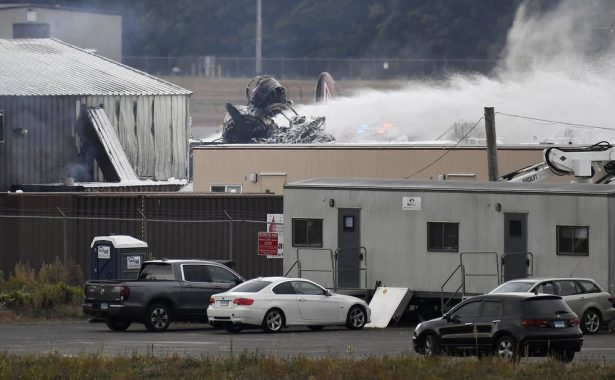 A fire-and-rescue operation is underway